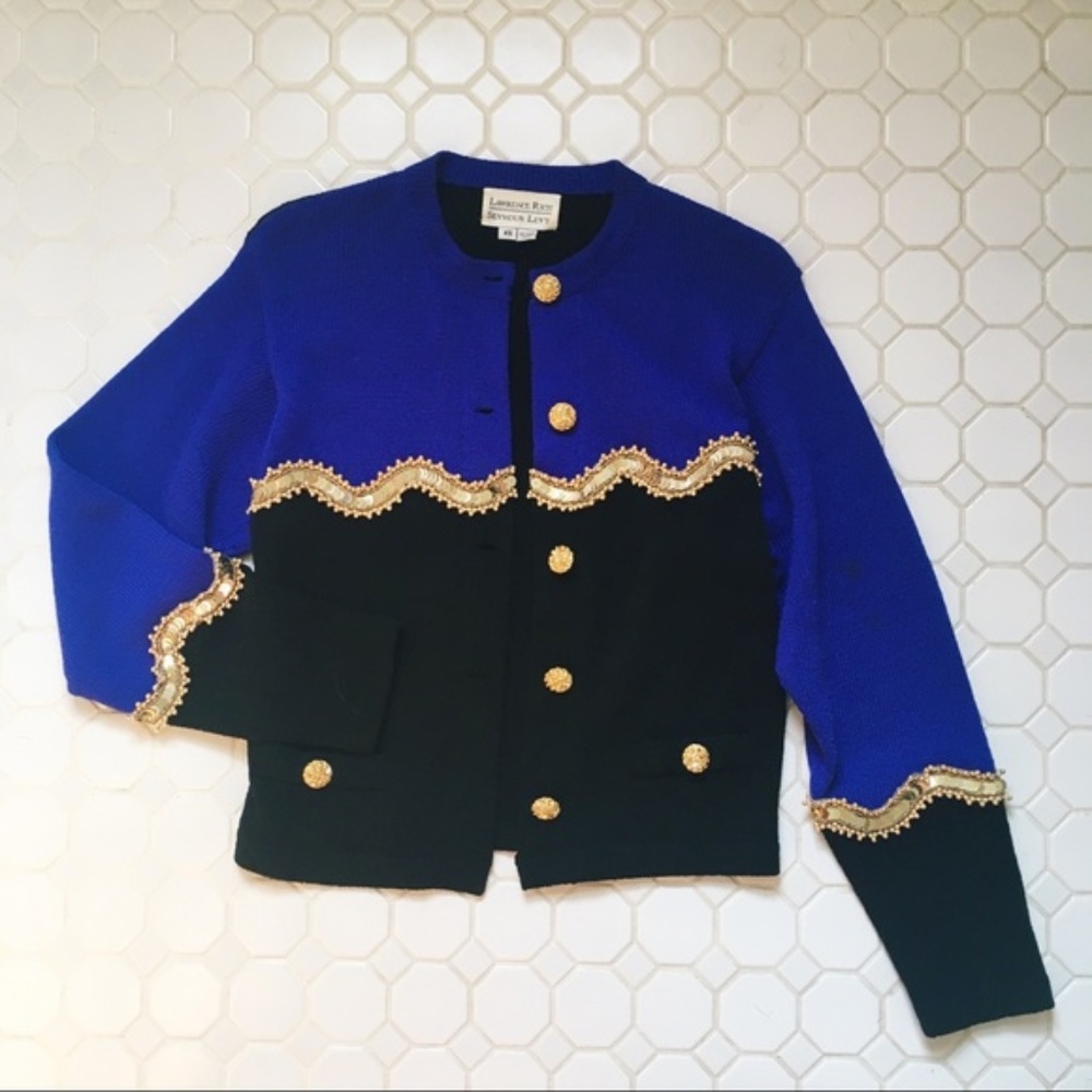 Vintage Sequin Two-Tone Sweater XS/S